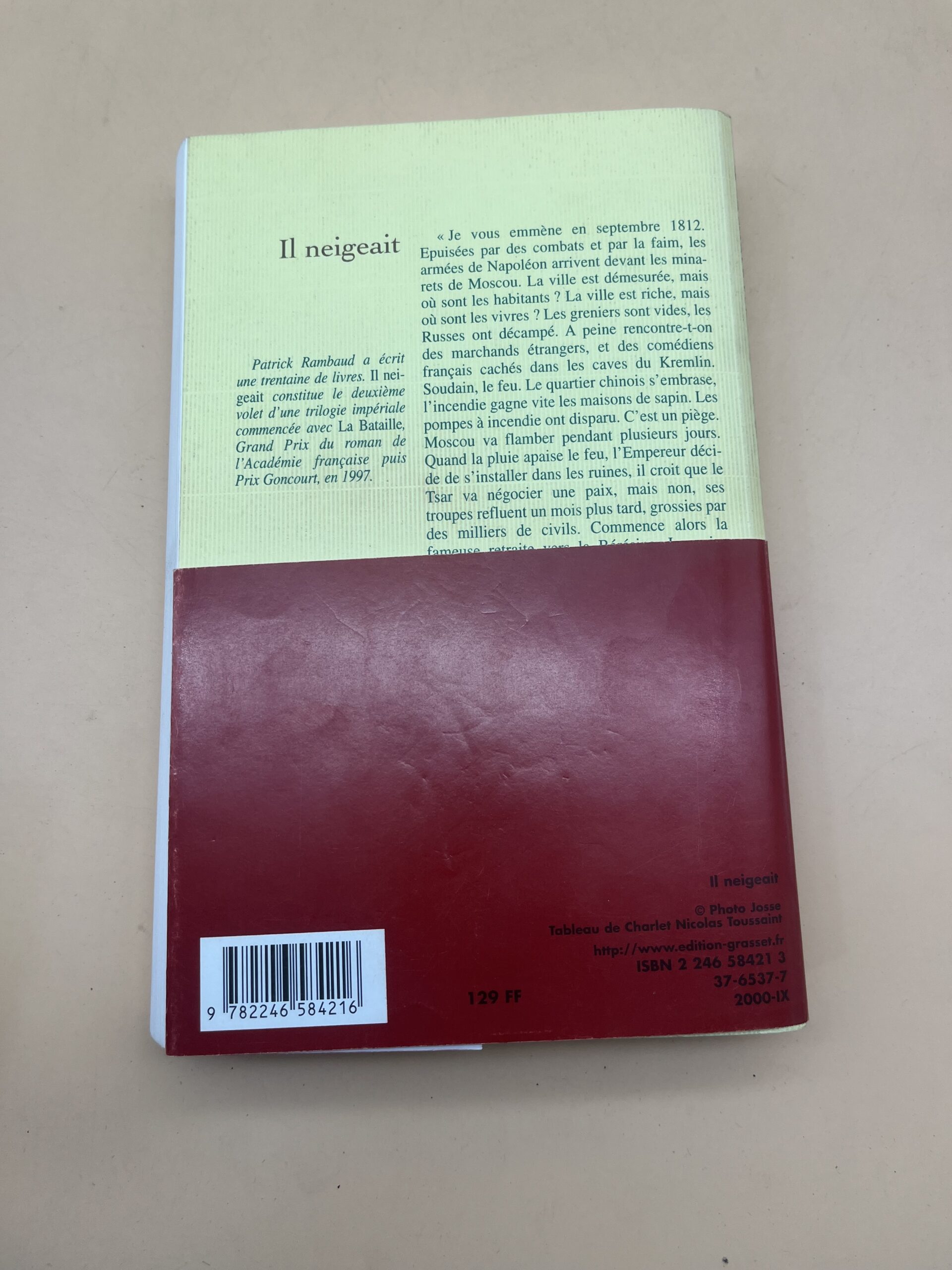 Il neigeait – Roman historique de Patrick Rambaud sur la retraite de Russie de Napoléon Il neigeait – Roman historique de Patrick Rambaud sur la retraite de Russie de Napoléon