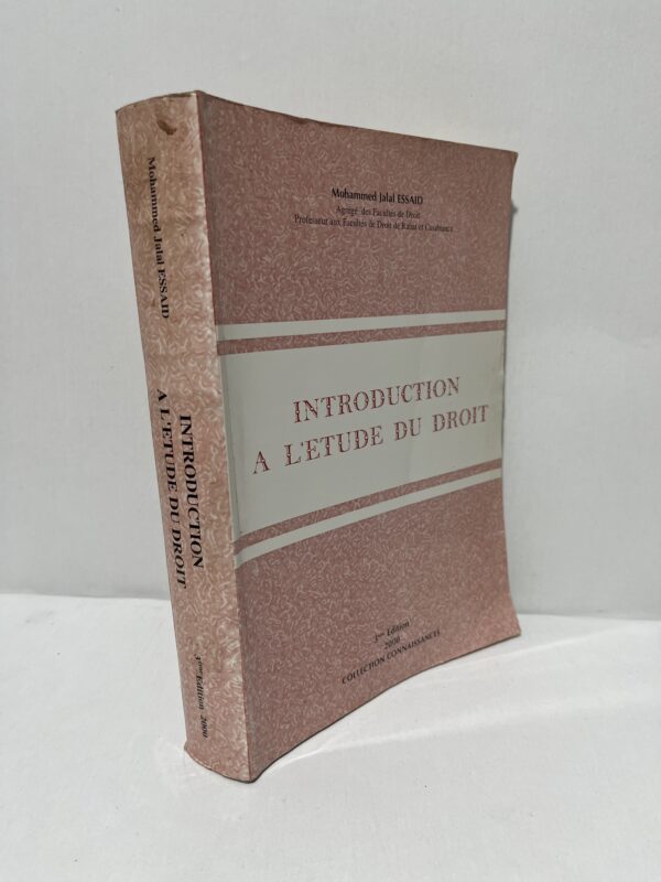 Introduction à l’étude du droit