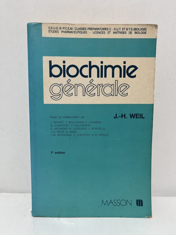 Biochimie générale