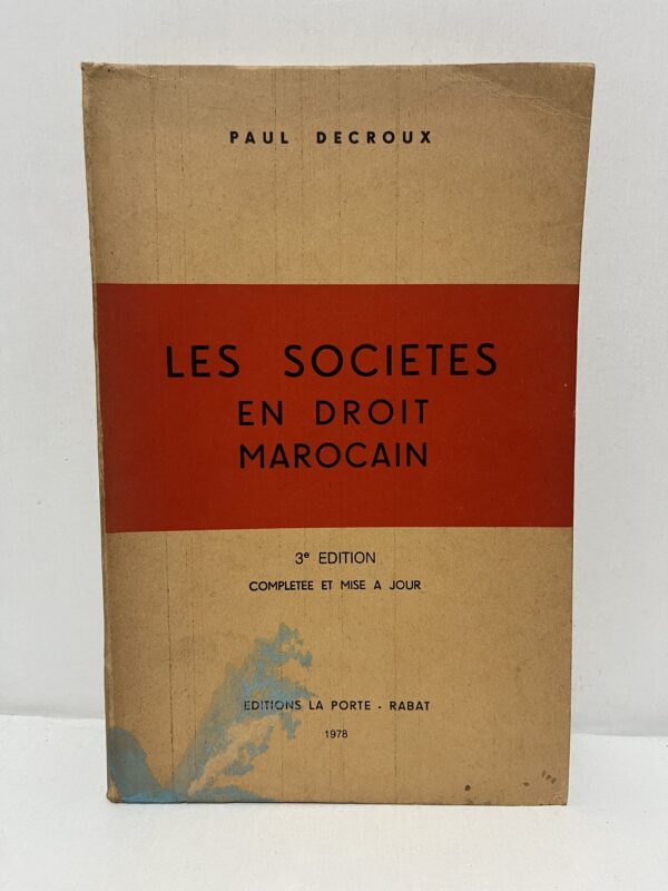 Les Sociétés en droit marocain